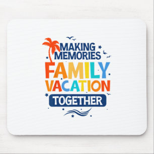Family Vacation Shirts Cruise Women Men Kids Summe Mouse Mat