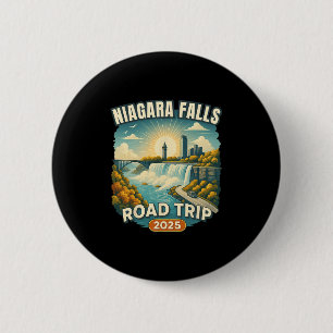 Family Vacation Souvenir Niagara Falls Road Trip 2 6 Cm Round Badge