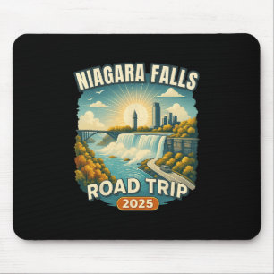 Family Vacation Souvenir Niagara Falls Road Trip 2 Mouse Mat