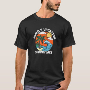 Family Vacation Spring Lake Beach New Jersey Beach T-Shirt