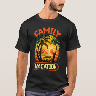 Family Vacation Spring Summer Beach Tropical Match T-Shirt
