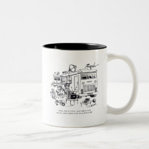 Family Vacation Two-Tone Coffee Mug