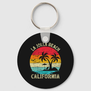 Family Vacation Vintage Retro California La Jolla Key Ring
