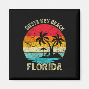 Family Vacation Vintage Retro Florida Siesta Key B Magnet