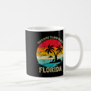 Family Vacation Vintage Retro Florida Treasure Isl Coffee Mug