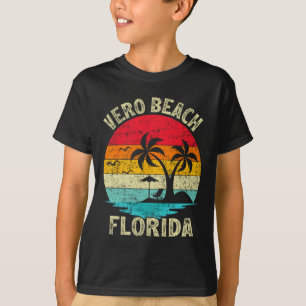Family Vacation Vintage Retro Florida Vero Beach T-Shirt