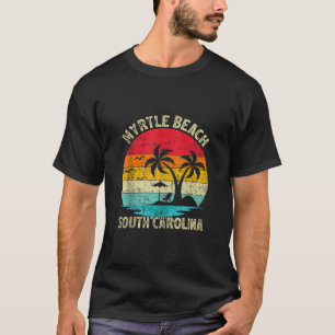 Family Vacation Vintage Retro South Carolina Myrtl T-Shirt
