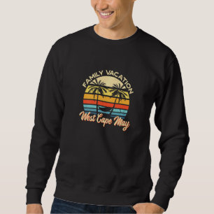 Family Vacation West Cape May Summer New Jersey Tr Sweatshirt