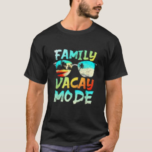 Family Vacay Mode Family Vacation Beach Summer Mat T-Shirt