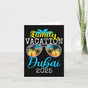 Family Vacay Squad Group Trip Family Vacation Duba Card