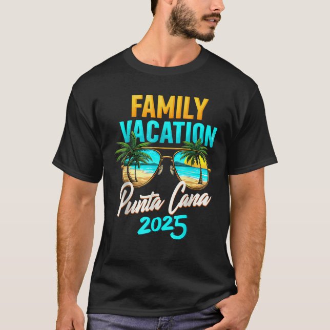 Family Vacay Squad Trip Family Vacation Punta Cana T-Shirt (Front)