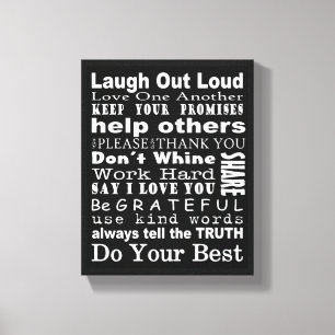 Family Values Wall Art