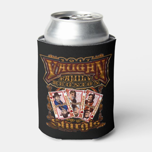 Family Vaughn Reunion  Drink cover Can Cooler (Can Front)