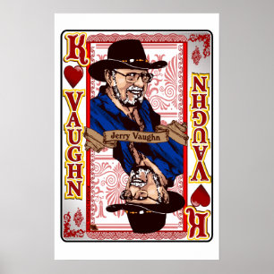 Family Vaughn Reunion  Jerry Vaughn Card print