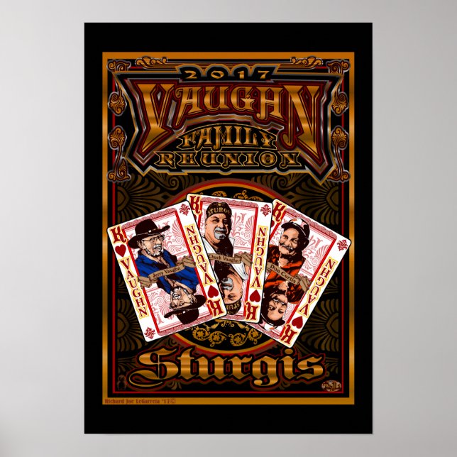 Family Vaughn Reunion Poster (Front)