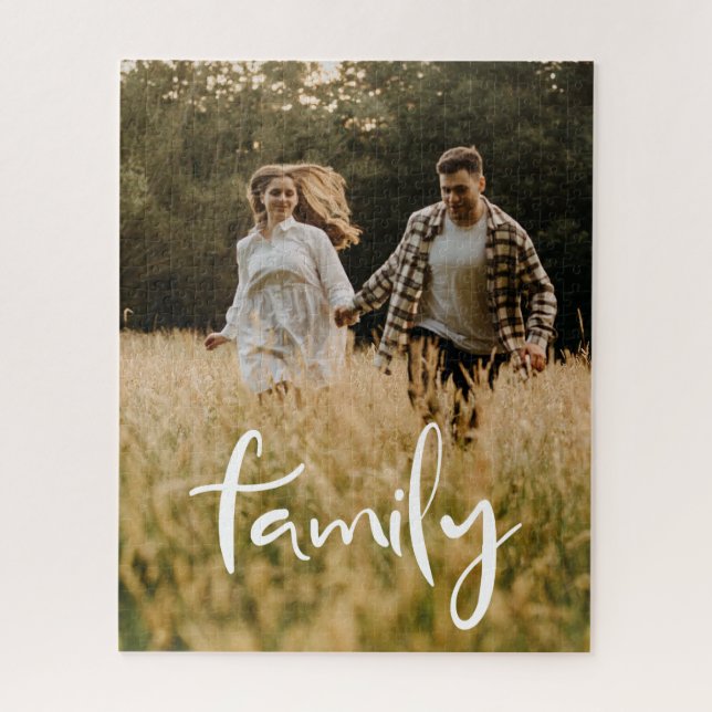Family Vertical Keepsake Memento Jigsaw Puzzle (Vertical)