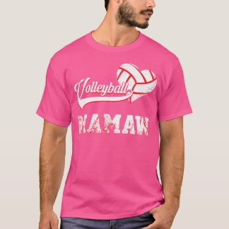 Family Volleyball Player Volleyball Mamaw T-Shirt