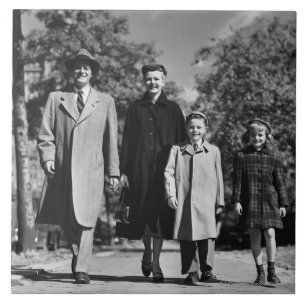 Family Walking Tile