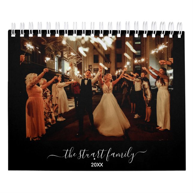 Family Wedding Photo Calendar (Cover)