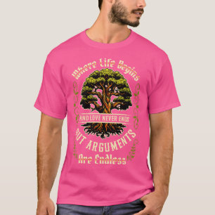 Family Where Life Begins And Love Never Ends But A T-Shirt