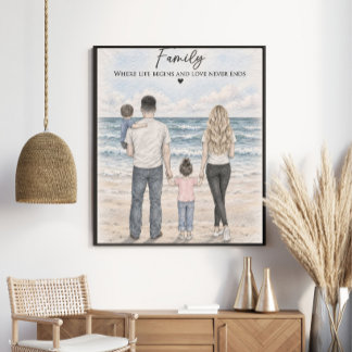 Family Where Life Begins and Love Never Ends Poster
