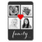 Family with Four Photos and Heart