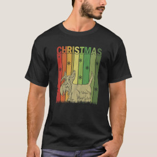 Family Xmas Pj Matching Retro Scottish Terrier Dog T-Shirt