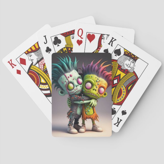 Family Zombie Playing Cards (Back)