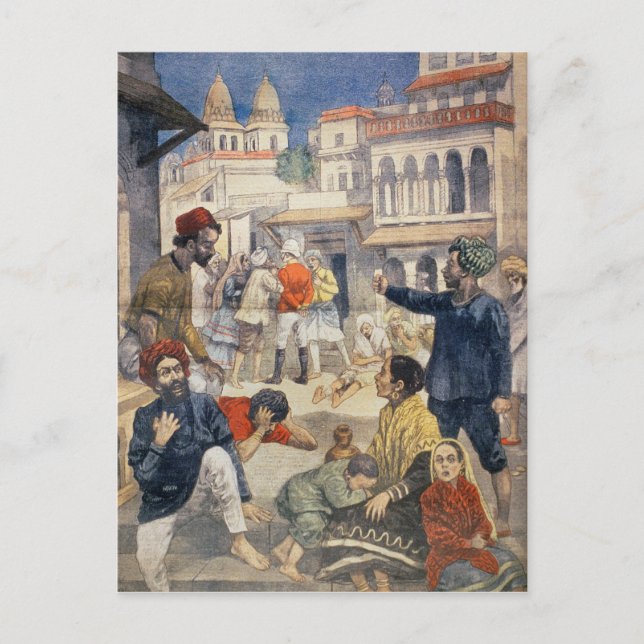 Famine in India Postcard (Front)