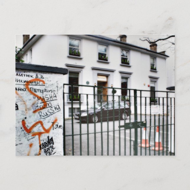 Famous Abbey Road Studio Postcard (Front)