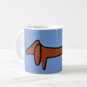 Famous Abstract Dachshund Coffee Mug
