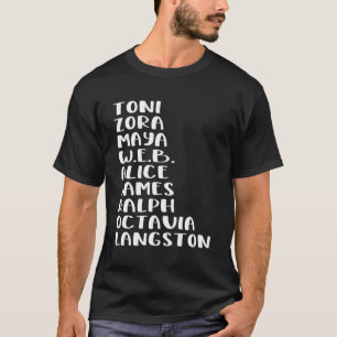 Famous African-American Black Authors Of The 20Th T-Shirt