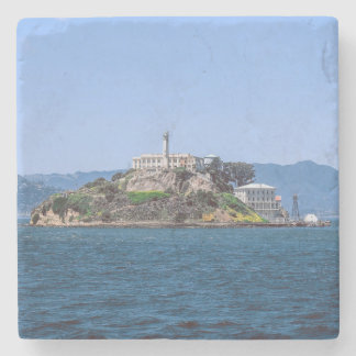 Famous Alcatraz Prison San Francisco California Stone Coaster