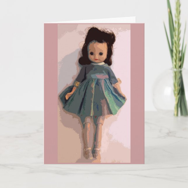 Famous American Dolls1950 USA Thank You Card (Front)