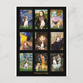 Famous Art Beagle Comp 1 Postcard