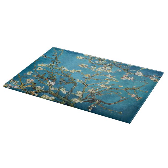 Famous art - Blossoming Almond Tree. Vincent van Cutting Board (Corner)