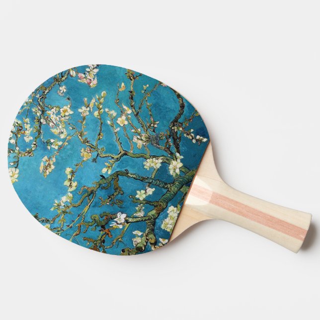 Famous art - Blossoming Almond Tree. Vincent van Ping Pong Paddle (Side)