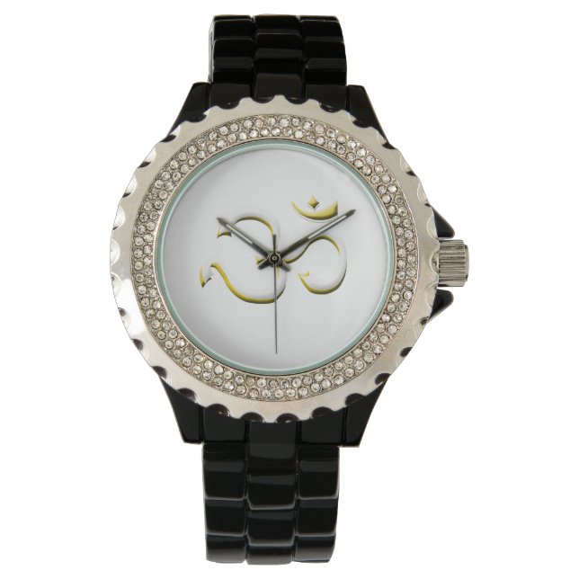 Famous Art of Om Symbol Fashion In Style Watch (Front)