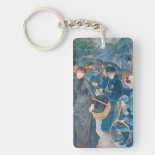 Famous Art   The Umbrellas   Renoir Key Ring