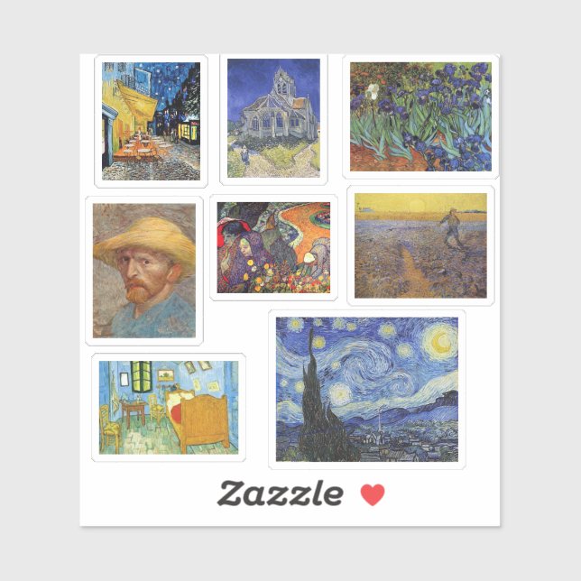 Famous Artist Van Gogh, Fine Art Paintings (Sheet)