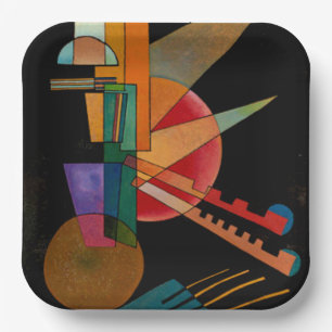 Famous artwork, Abstract Interpretation, Paper Plate