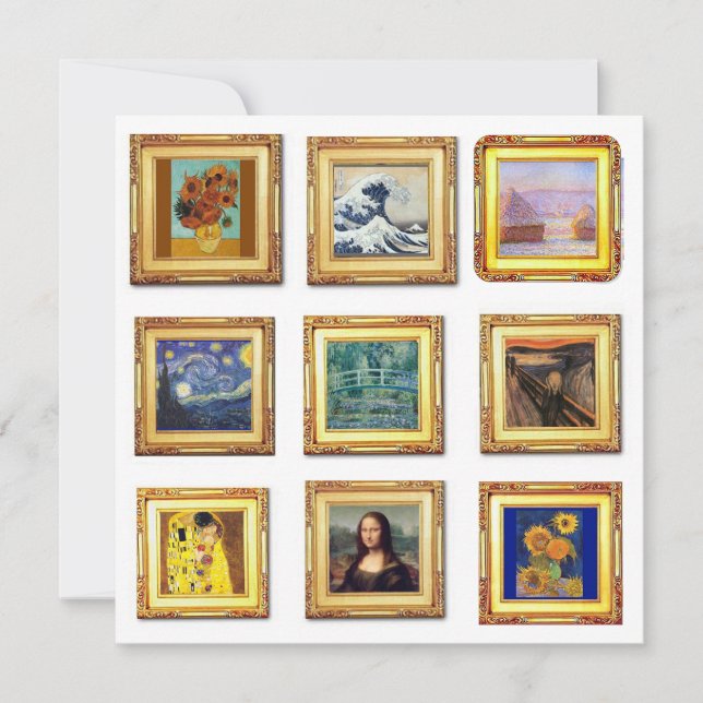 Famous Artwork Card (Front)