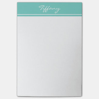 Famous Blue Monogram Post-it Notes