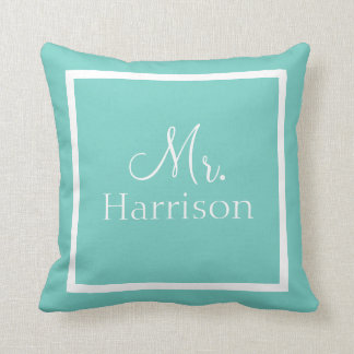 Famous Blue | Mr. Wedding Cushion