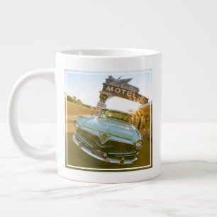 Famous Blue Swallow Motel on Route 66 Large Coffee Mug
