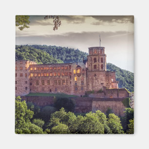 Famous castle ruins, Heidelberg, Germany Magnet