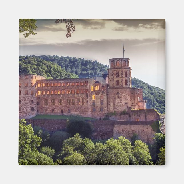 Famous castle ruins, Heidelberg, Germany Magnet (Front)