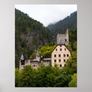 Famous Castles in Europe Countryside Image - 3  Poster