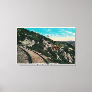 Famous Circular Bridge, Mt. LoweMt. Lowe, CA Canvas Print