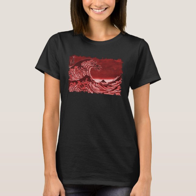 Famous Classic Great Ocean Wave Hokusai Special T-Shirt (Front)